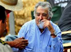 Jose Mujica smoking